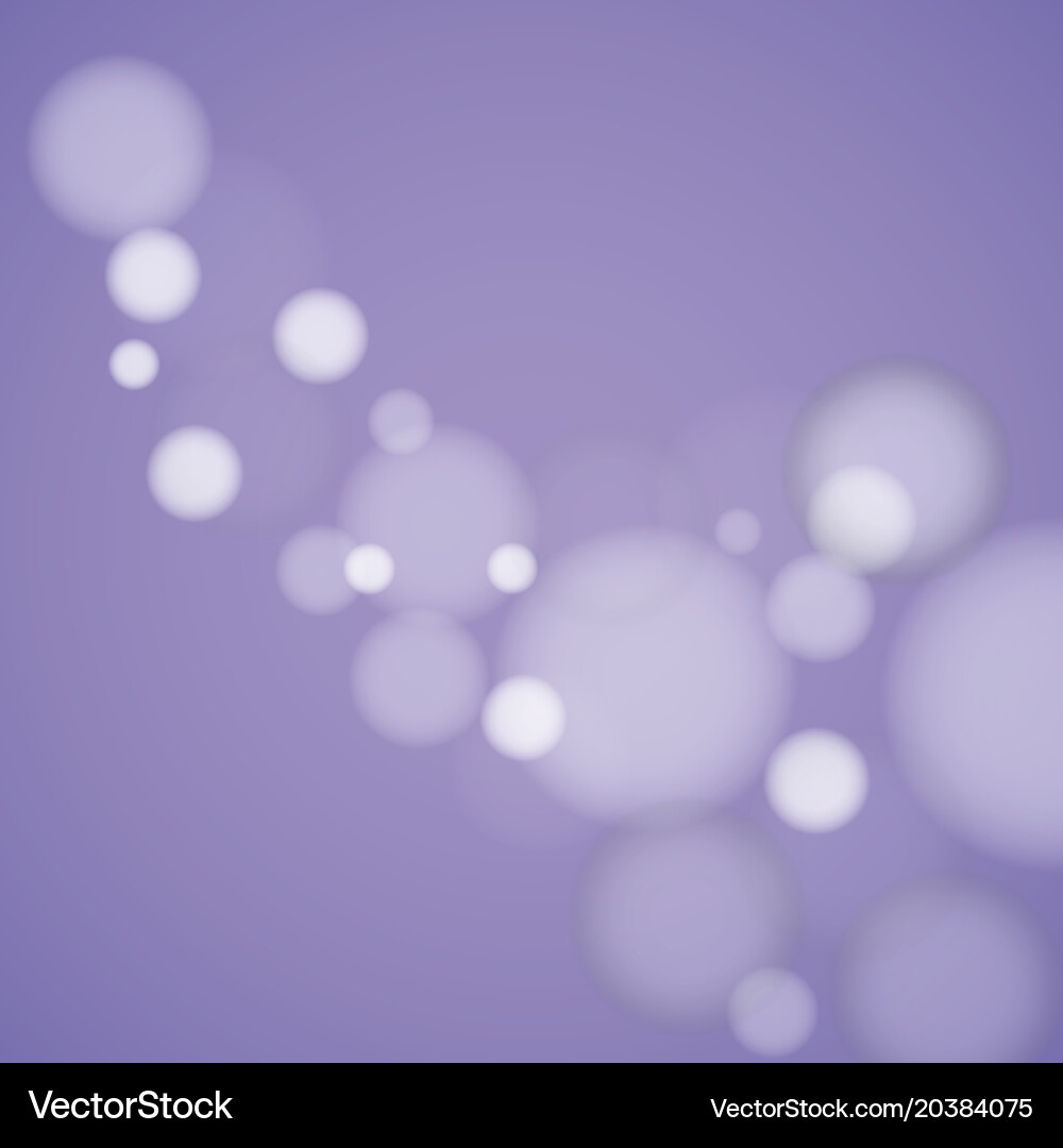 Abstract defocus background bokeh light circles vector image