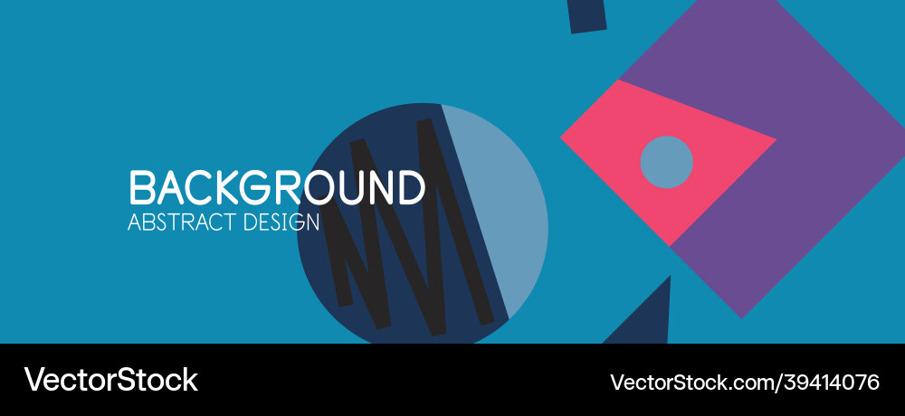 Abstract background blocks lines triangles vector image