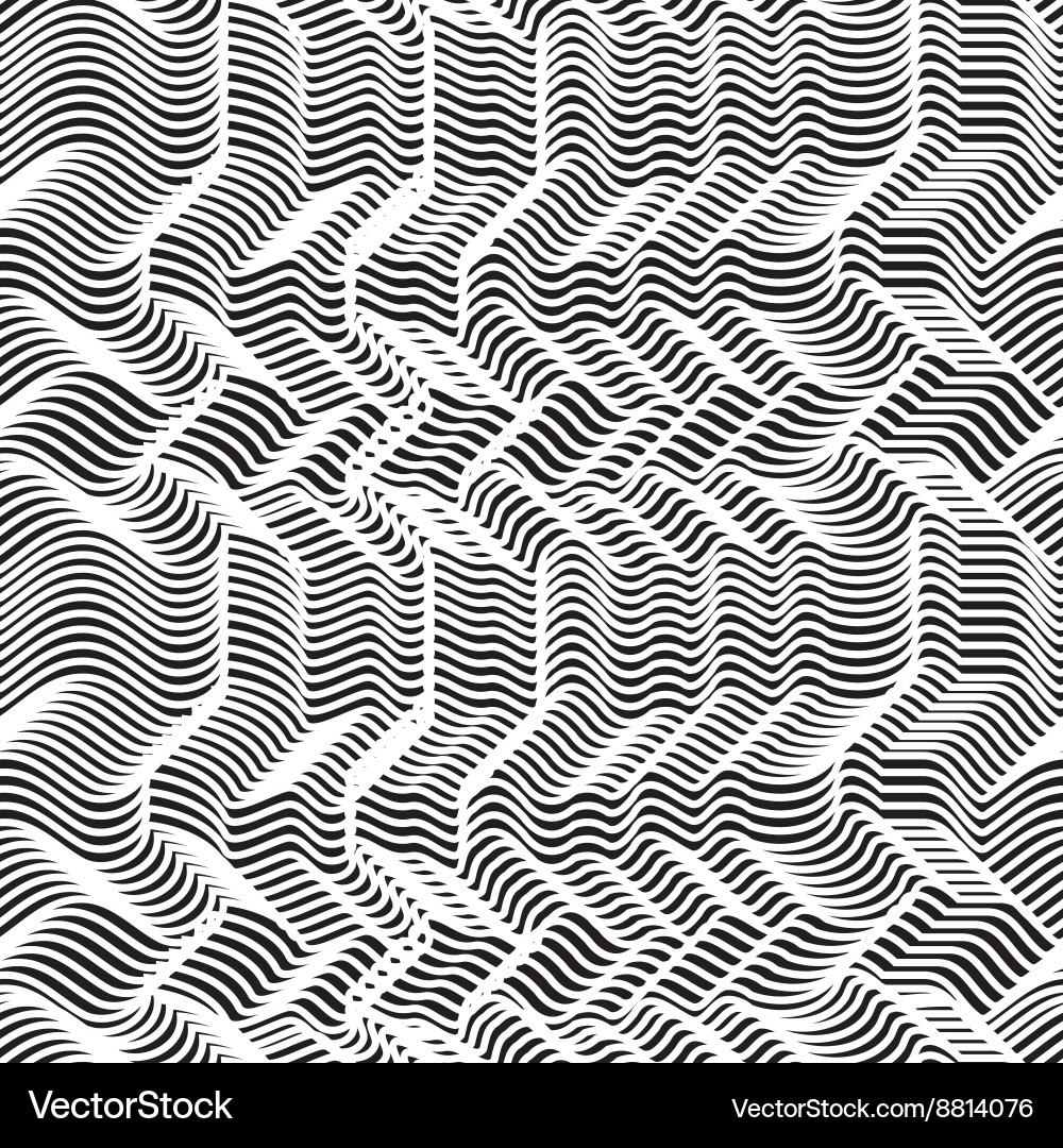 Abstract Striped Pattern vector image