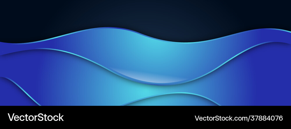 Dynamic blue background with 3d textured layered vector image