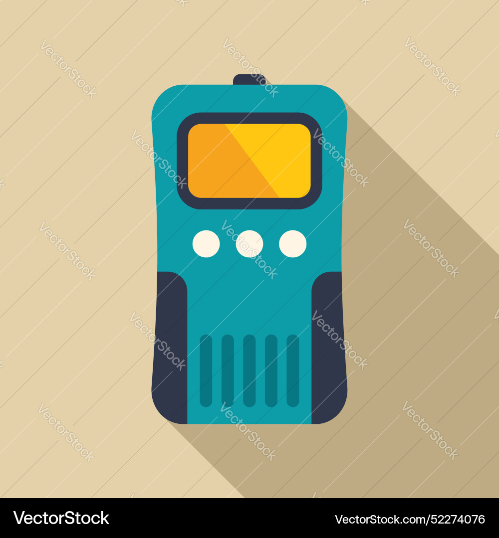 Electronic device showing blank screen displaying vector image