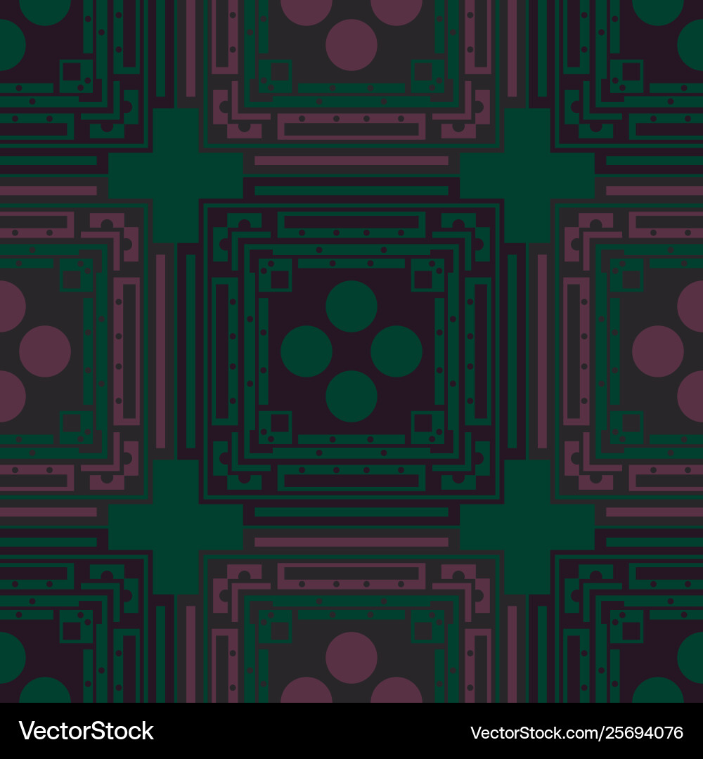 Rectangular geometric computer generated seamless Vector Image