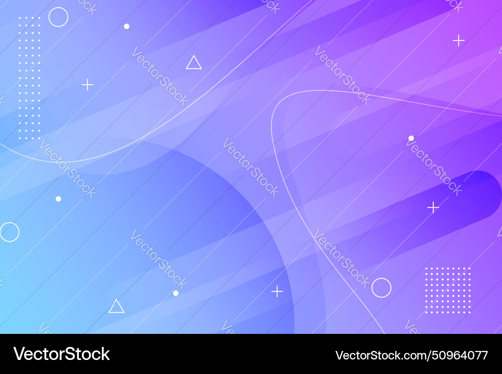 Abstract gradient background with geometric vector image