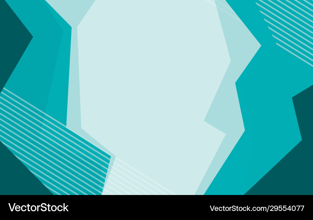 Background design with abstract patterns in green vector image