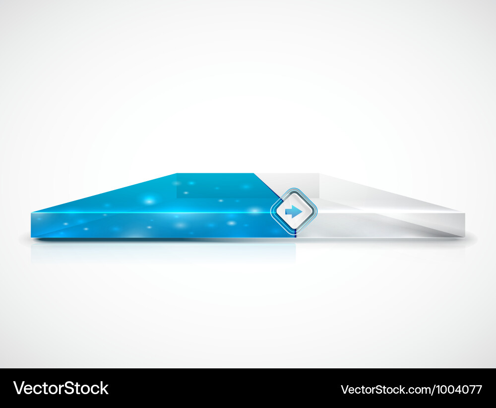 Clean slider progress bar Vector Image