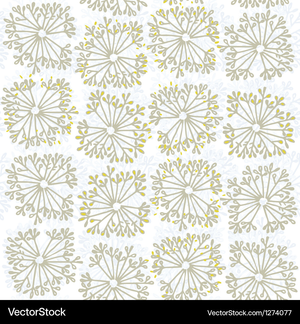 Dandelion patterns vector image