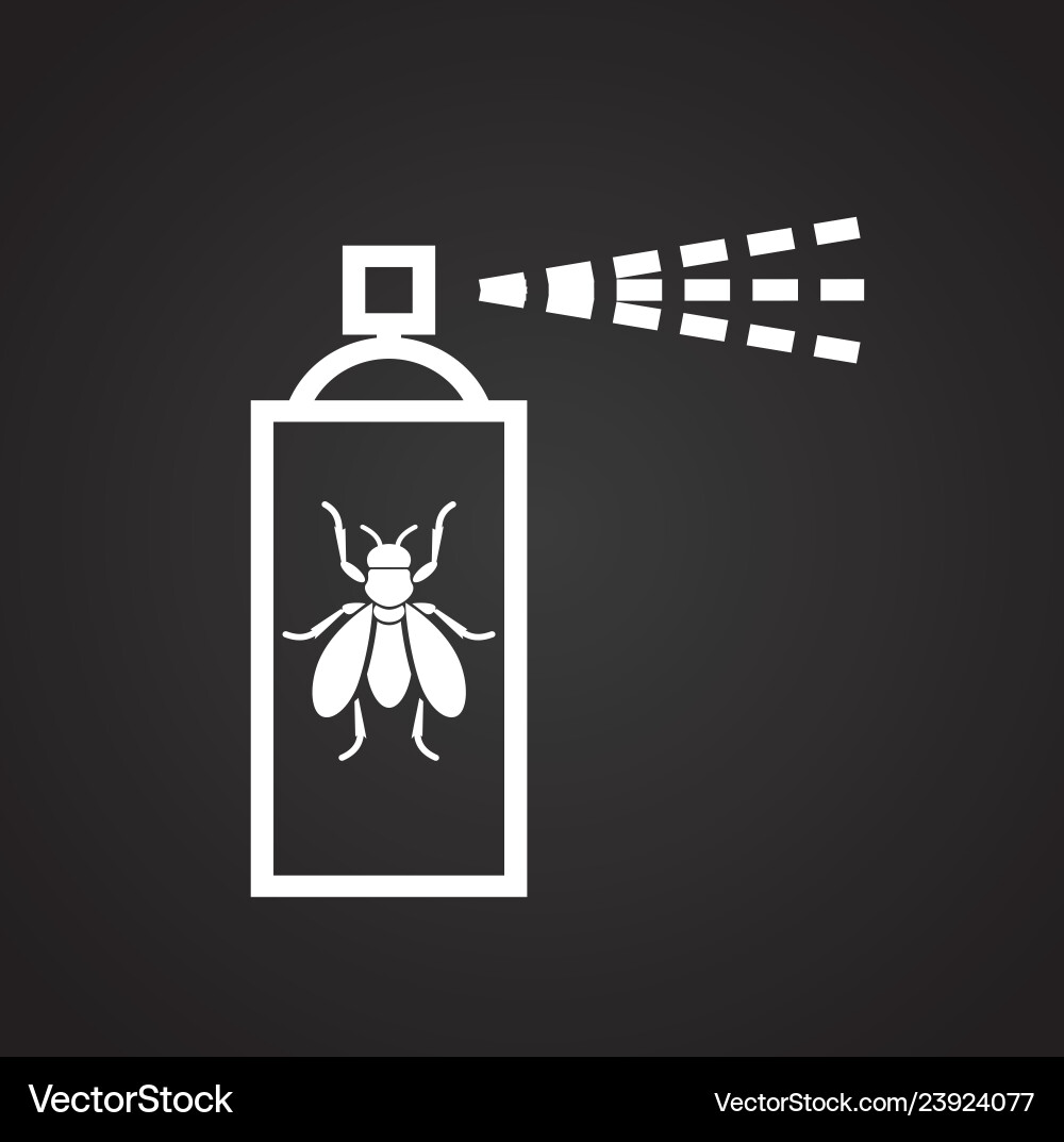 Debugging icon on black background for graphic Debugging icon on black background for graphic vector image