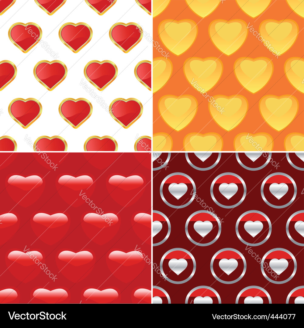 Hearts Vector Image