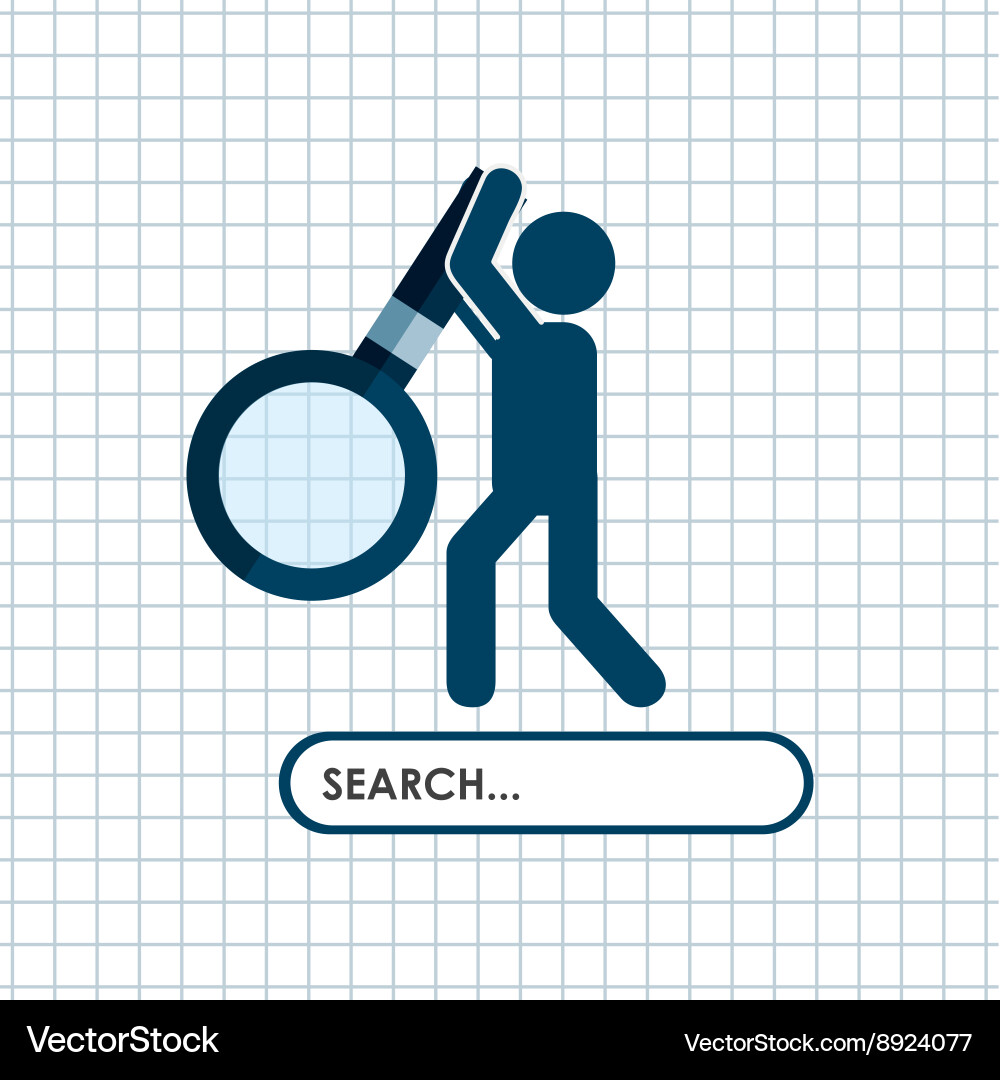 Search engine optimization design Vector Image