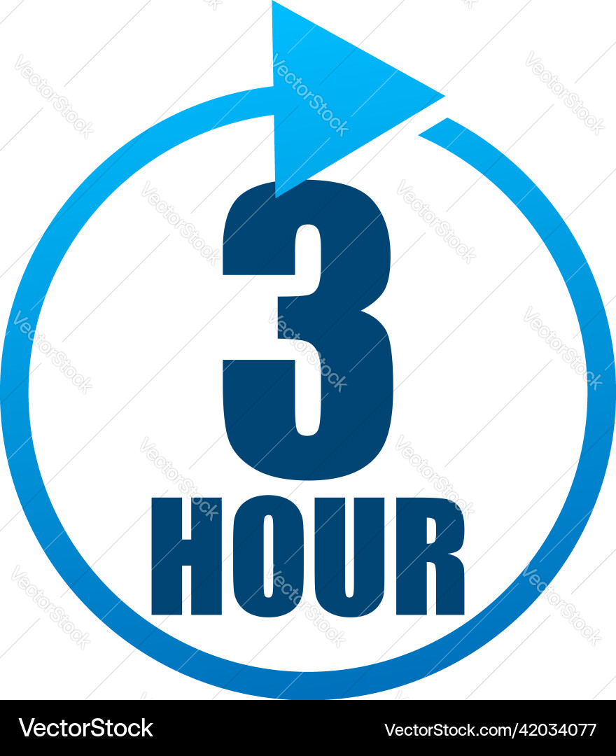Turnaround tat icon symbol series with hours days Vector Image