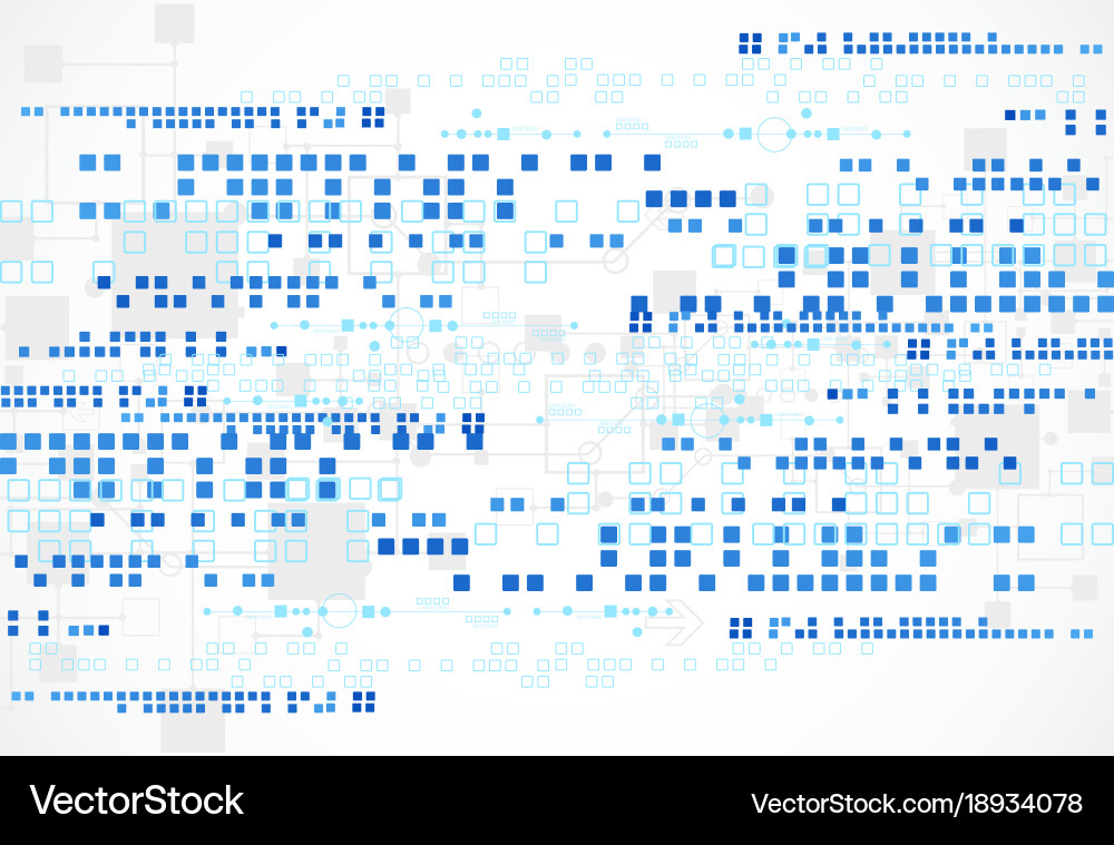 Abstract Technological Background vector image