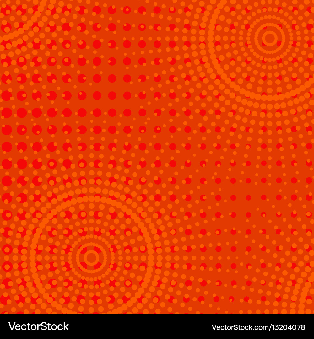 Retro Pop Color Dots Background vector image