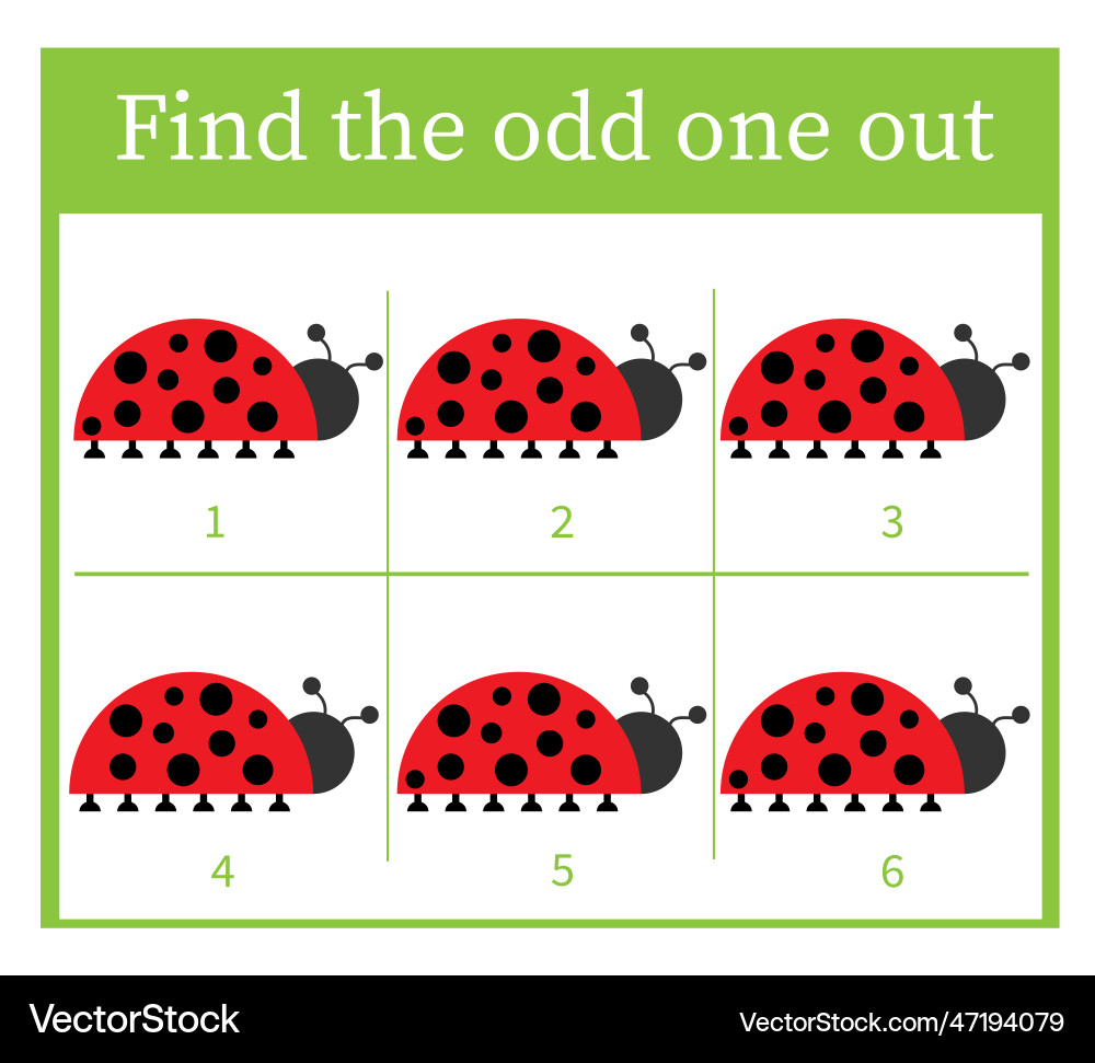 Game for children task development Game for children task development vector image