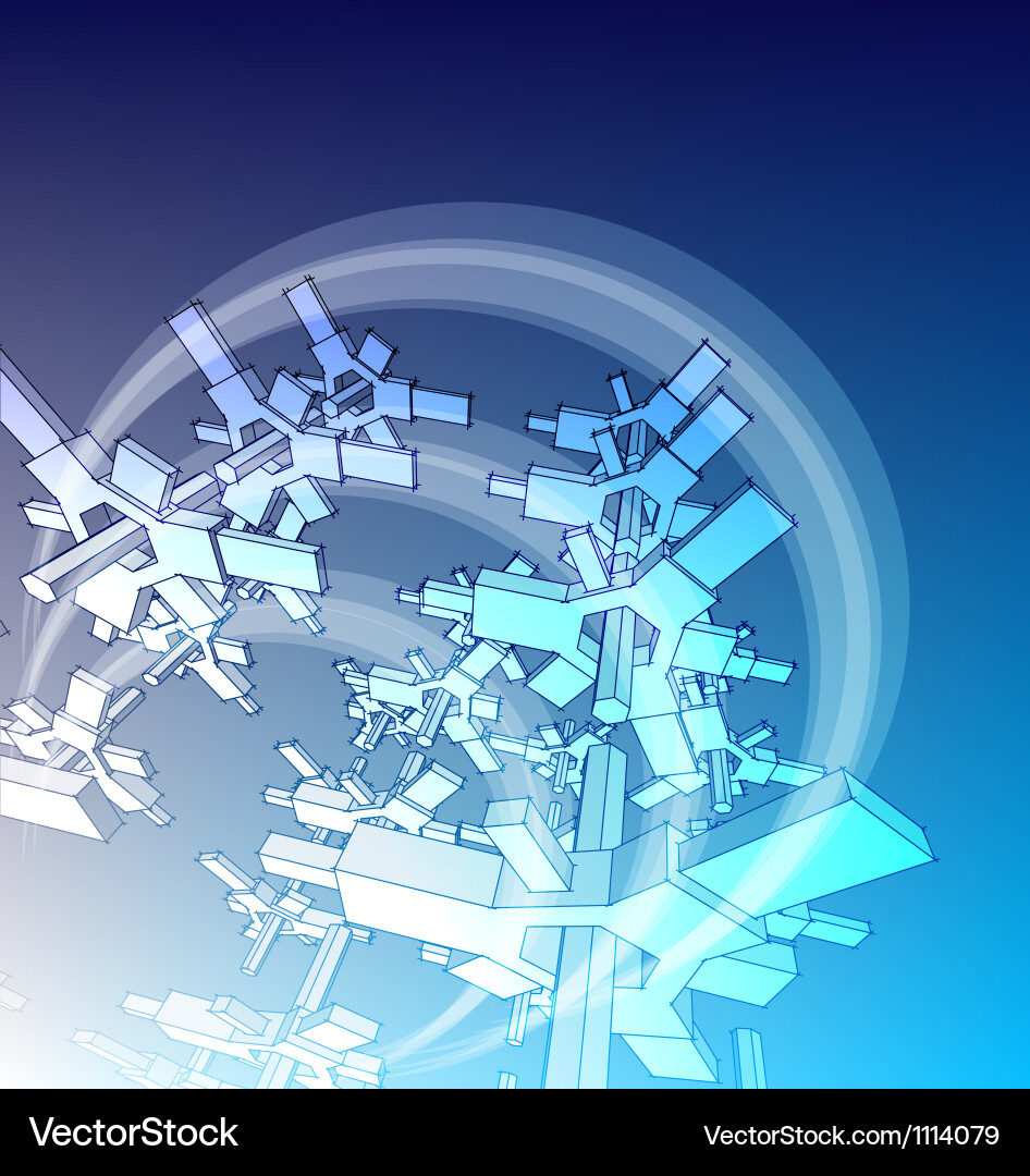 Sketch of an abstract architecture vector image