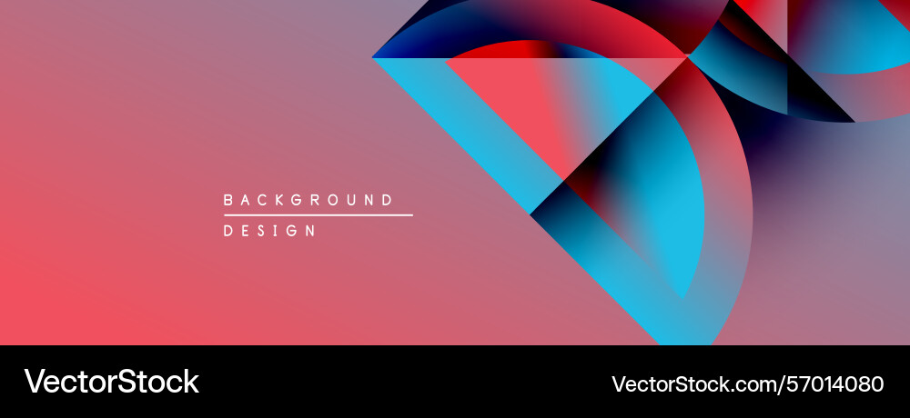 Abstract geometric shapes overlap creating Abstract geometric shapes overlap creating Vector Image