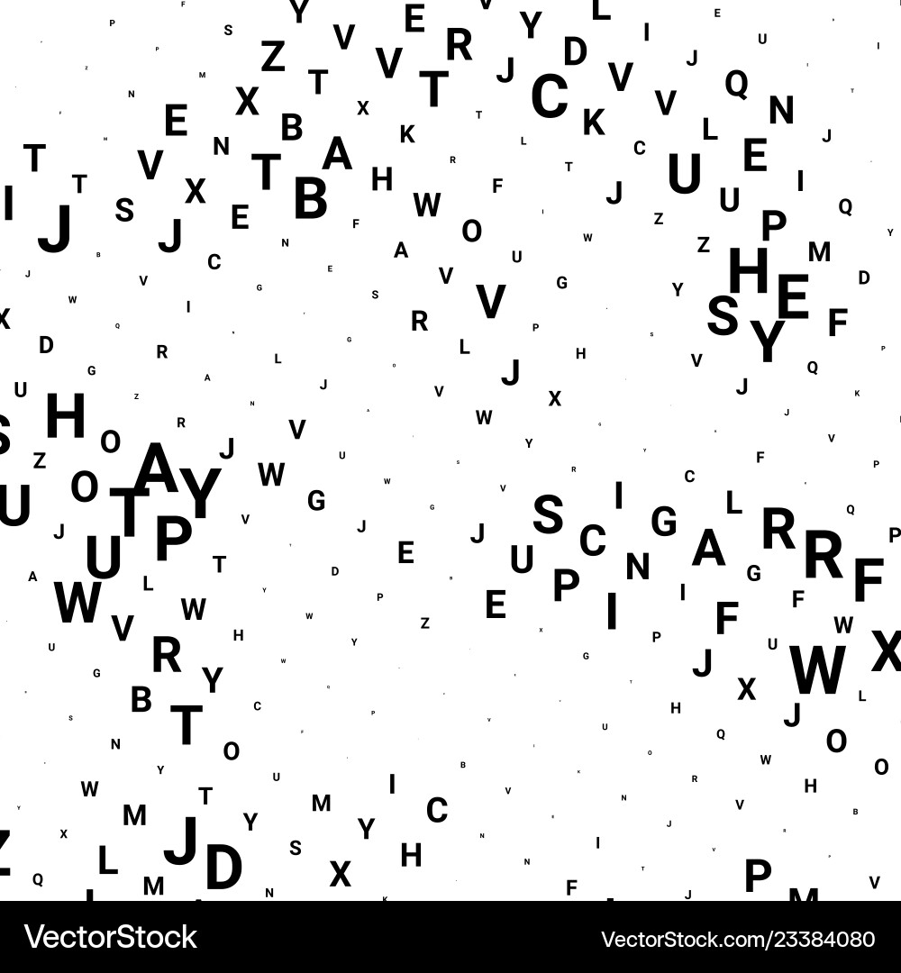 Abstract halftone texture with letters Abstract halftone texture with letters Vector Image