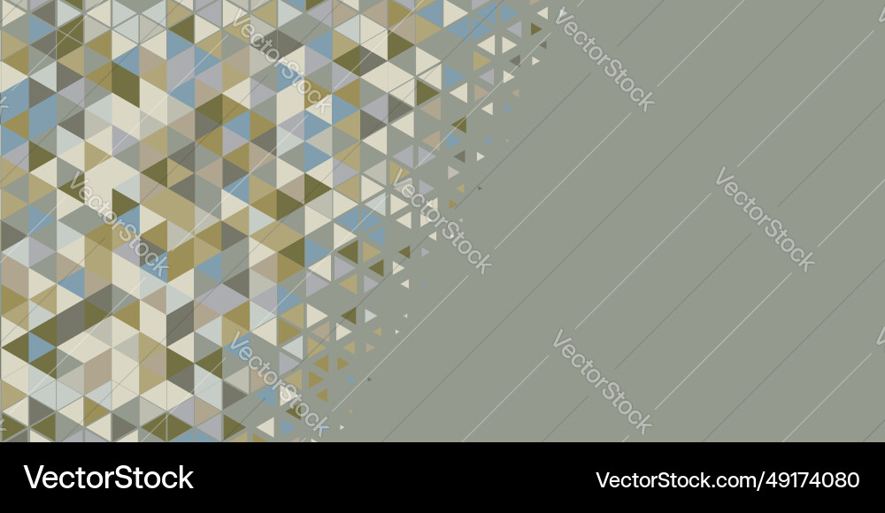 Abstract triangle colorful background Vector Image