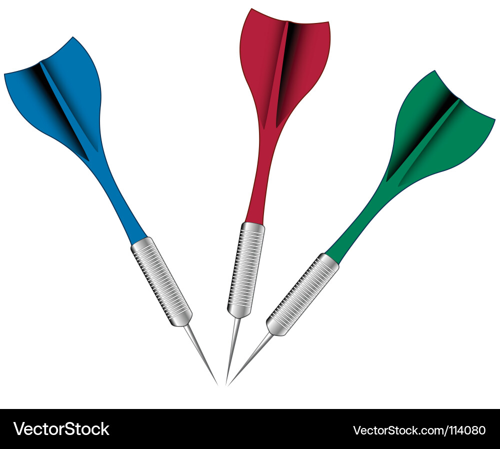 Darts Game Vector Image