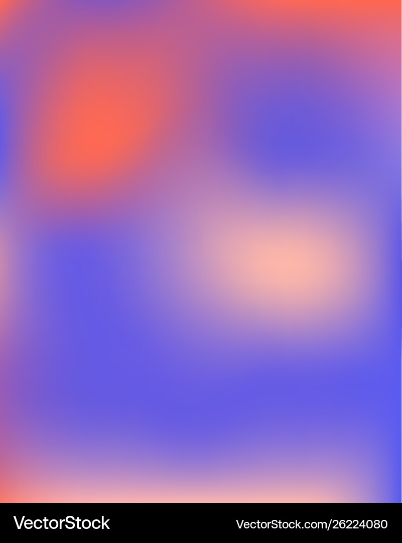 Gradient mesh painted in different colors vector image