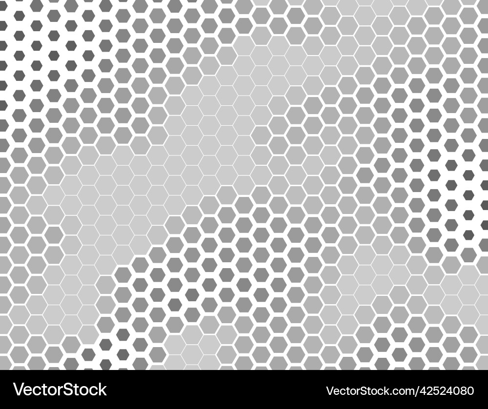 Gray abstract background with hexagons 3d Gray abstract background with hexagons 3d vector image