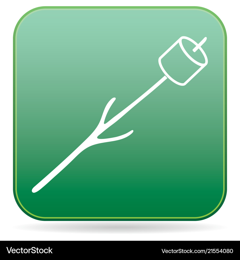 Zephyr on skewer icon Vector Image