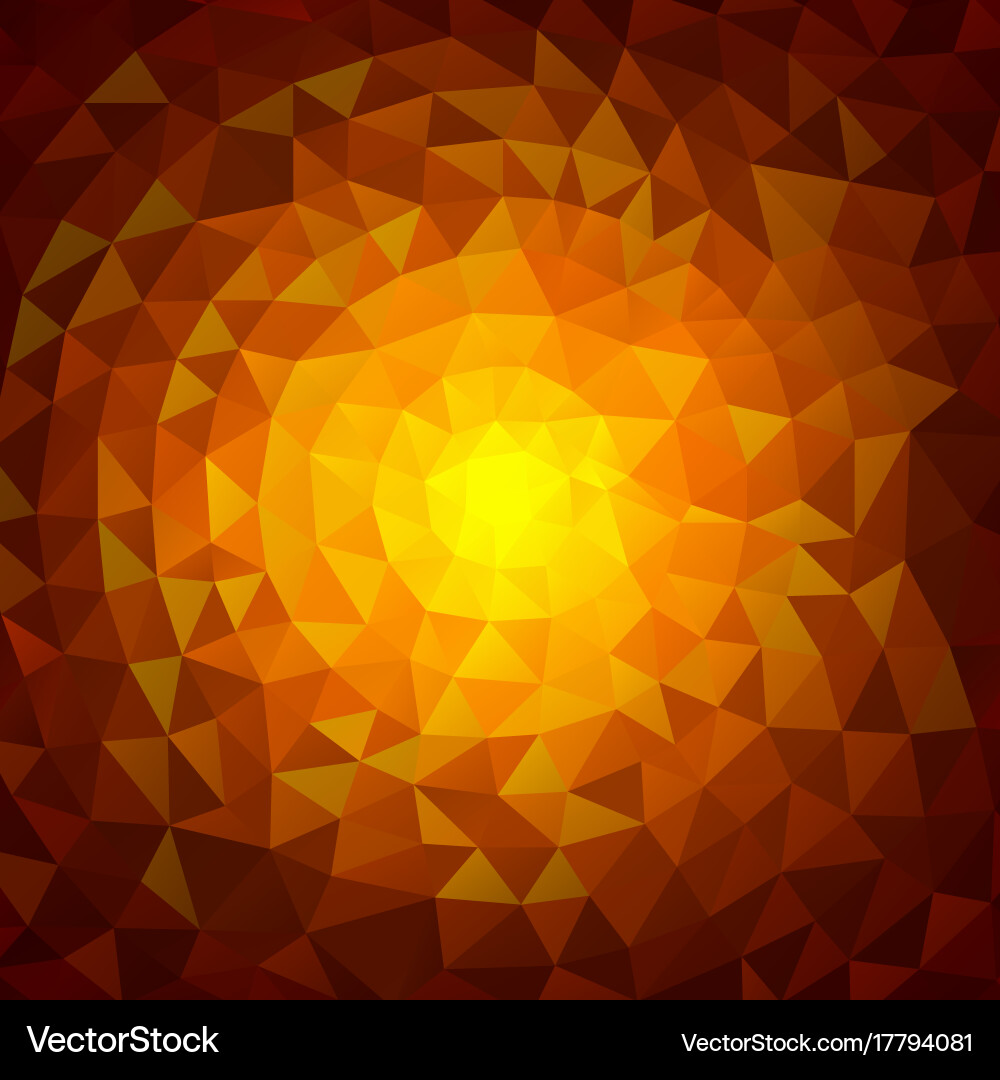 Abstract colorful background of triangles vector image