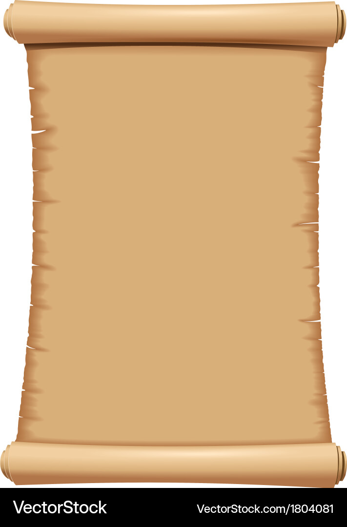 Antique Paper Scroll Royalty Free Vector Image