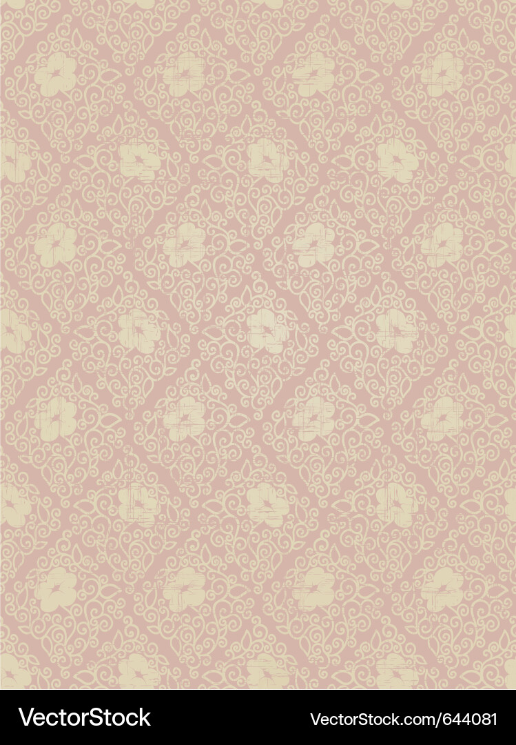 Decorative seamless floral Vector Image