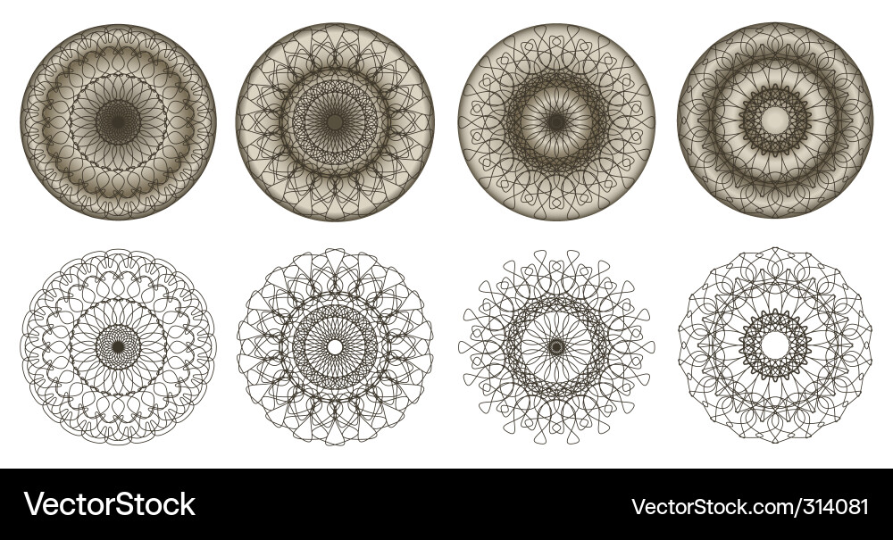 Intricate Circular Pattern vector image