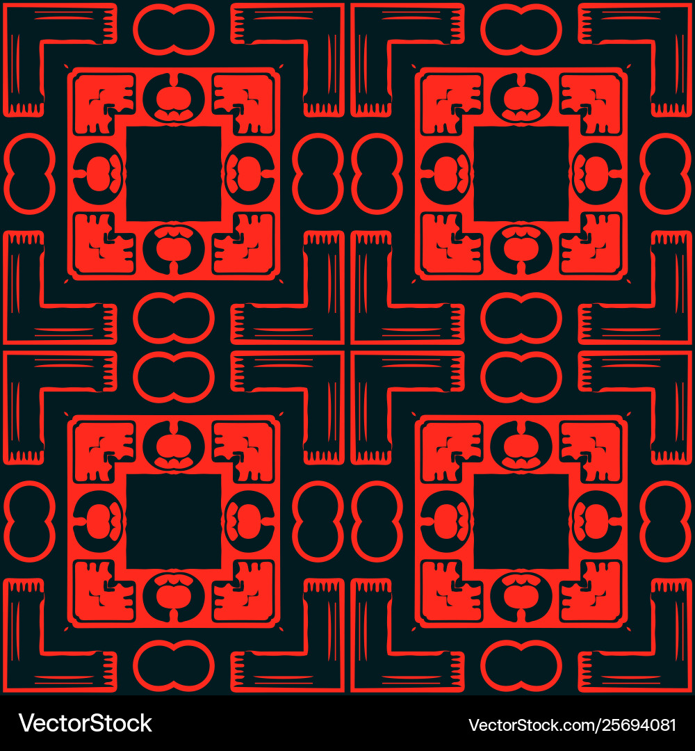 Rectangular geometric computer generated seamless vector image