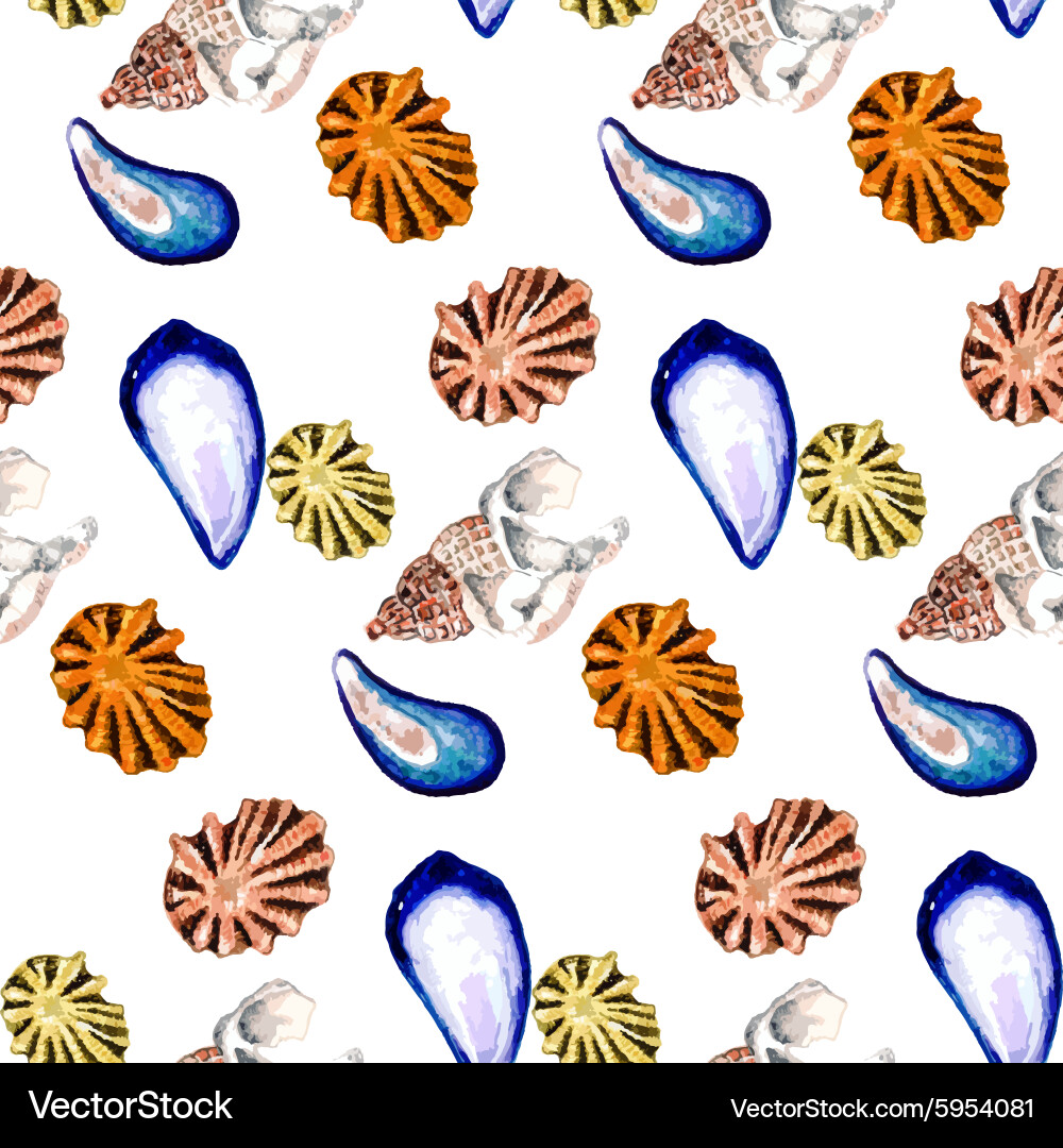 Shell pattern Vector Image