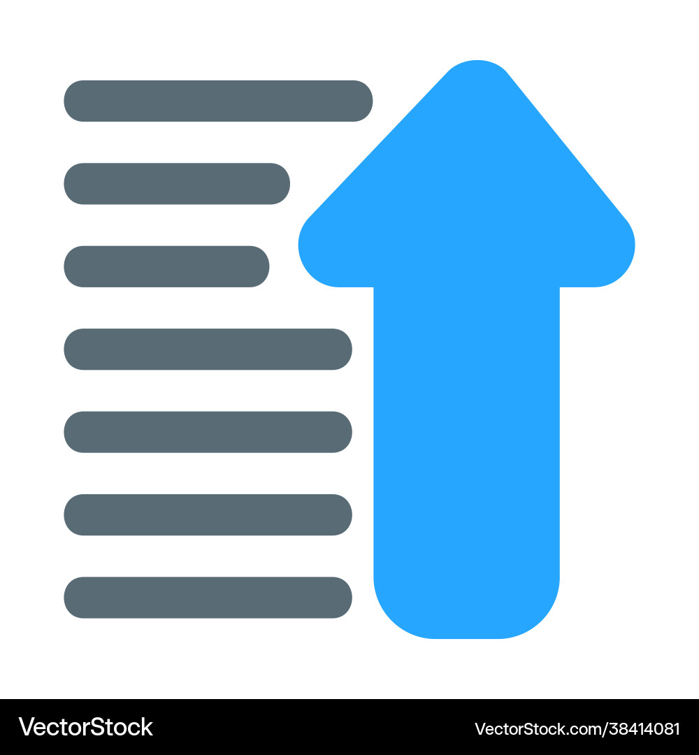 Sorting icon in flat style for any projects 1 Sorting icon in flat style for any projects 1 vector image