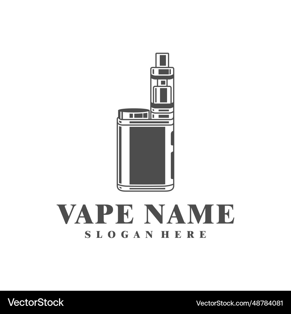 Vape logo design concept vaping – Royalty-Free Vector