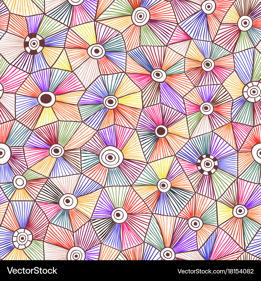 Abstract triangles pattern vector image