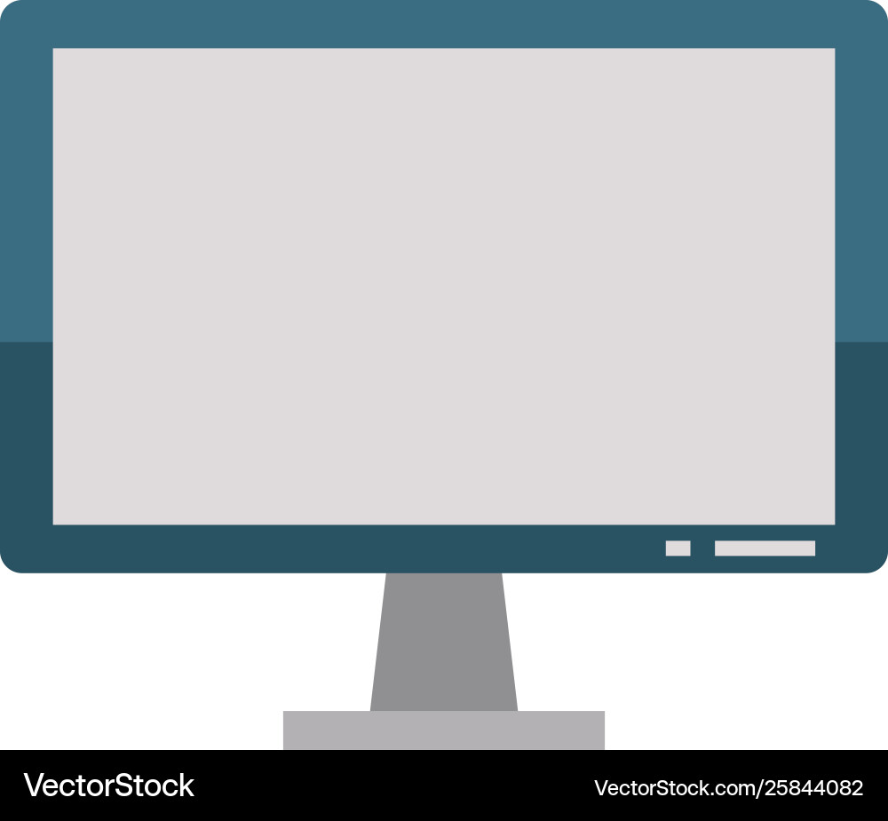 Computer screen hardware device isolated symbol vector image