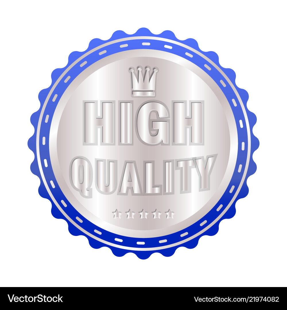 Isolated object of emblem and badge logo Vector Image