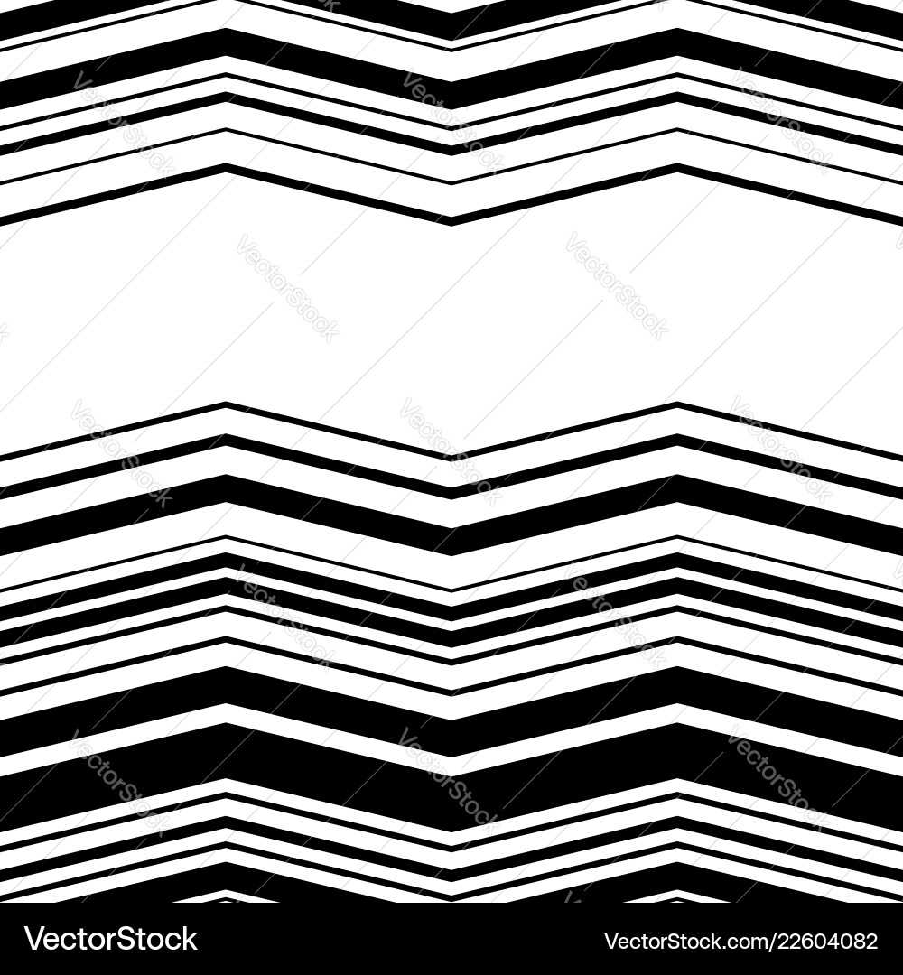 Wavy zig-zag horizontal parallel lines abstract Vector Image