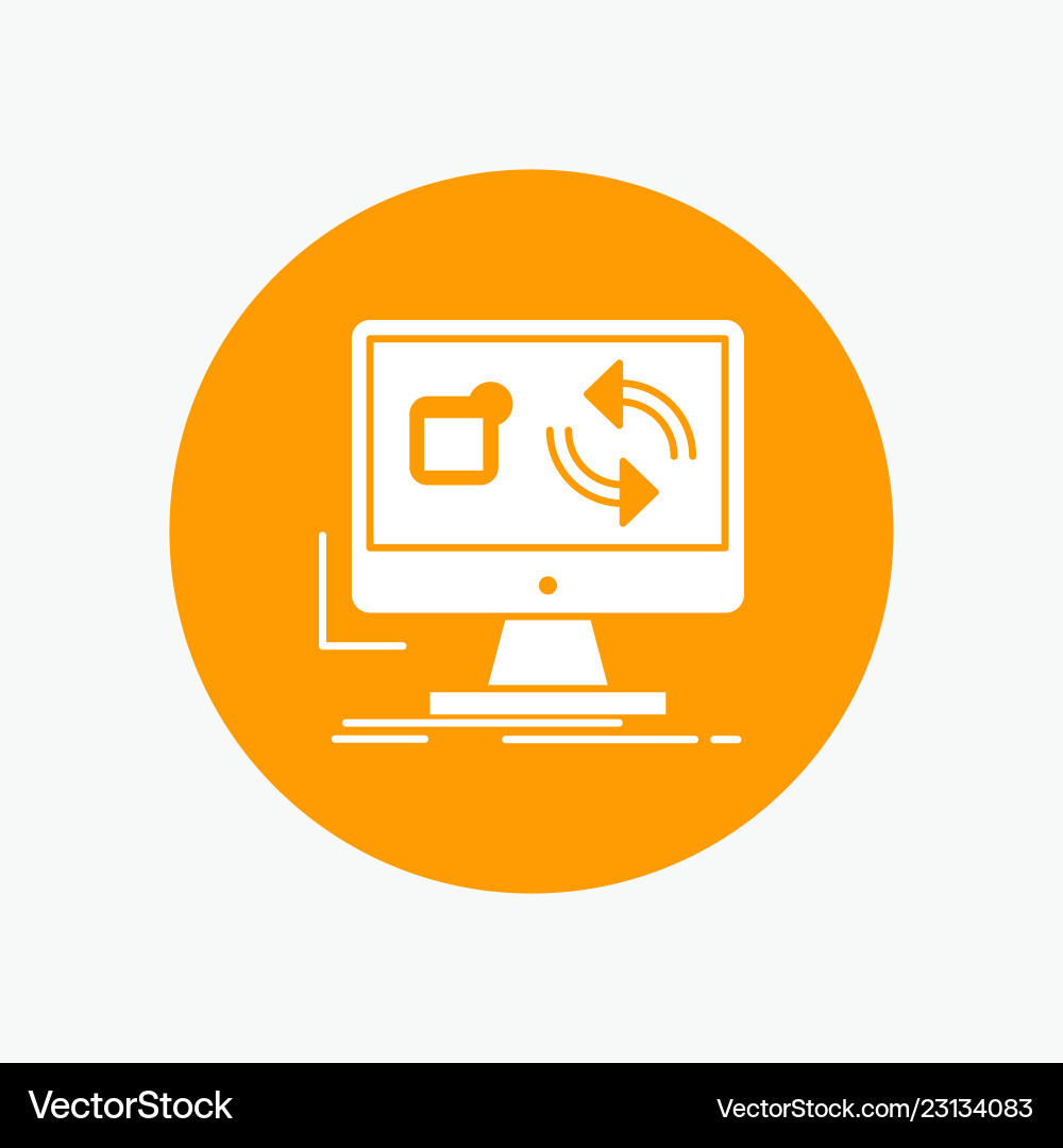 App Sync Install Update Icon Vector Image