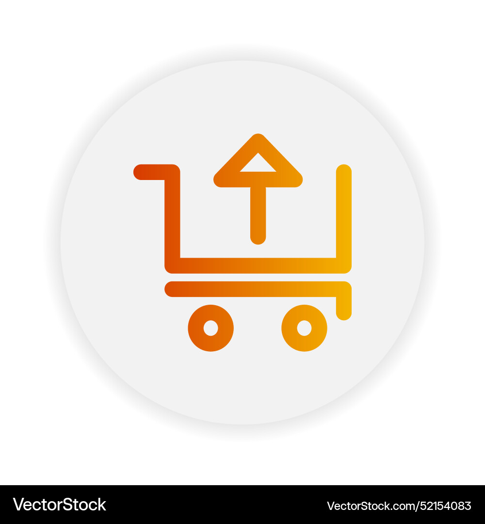 Check out outline icon with gradient color Check out outline icon with gradient color Vector Image