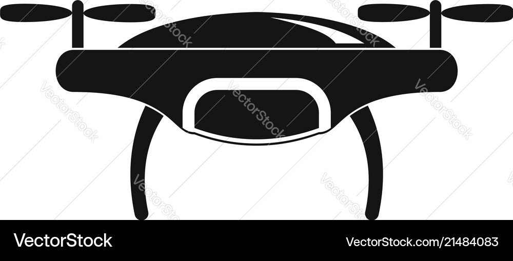 Drone icon simple style Drone icon simple style vector image