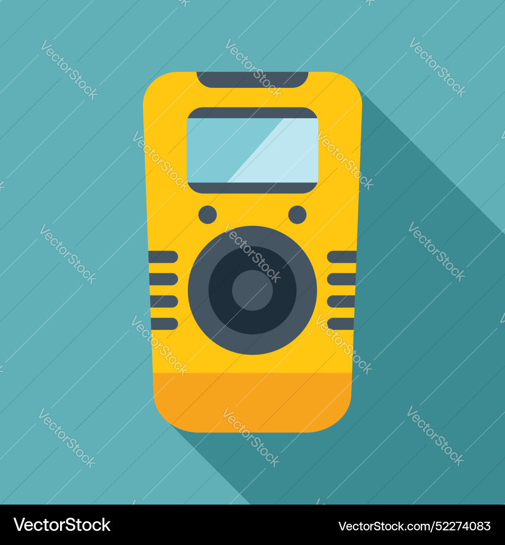 Gas detector device showing methane level Vector Image
