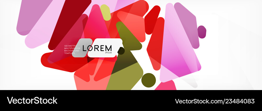 Mosaic triangular low poly style abstract Mosaic triangular low poly style abstract Vector Image