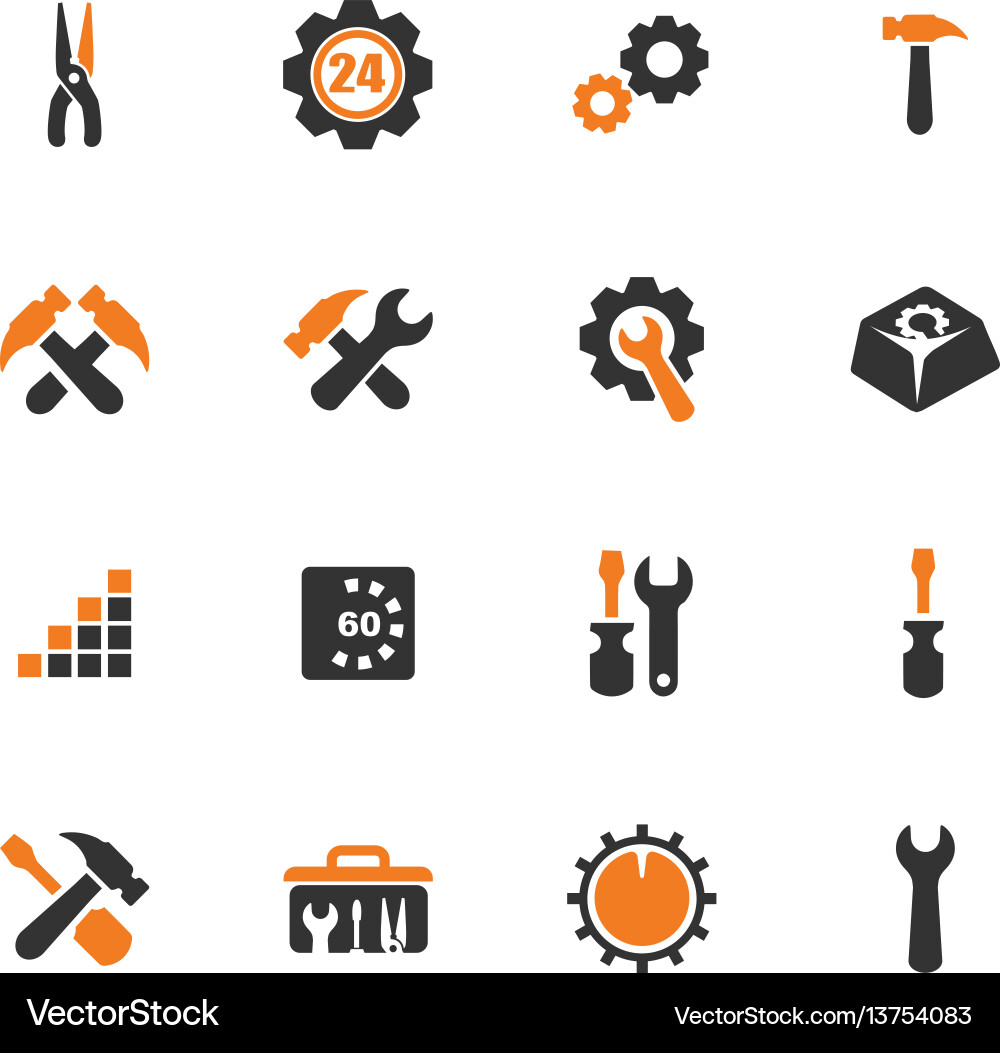 Setting icons set Setting icons set Vector Image