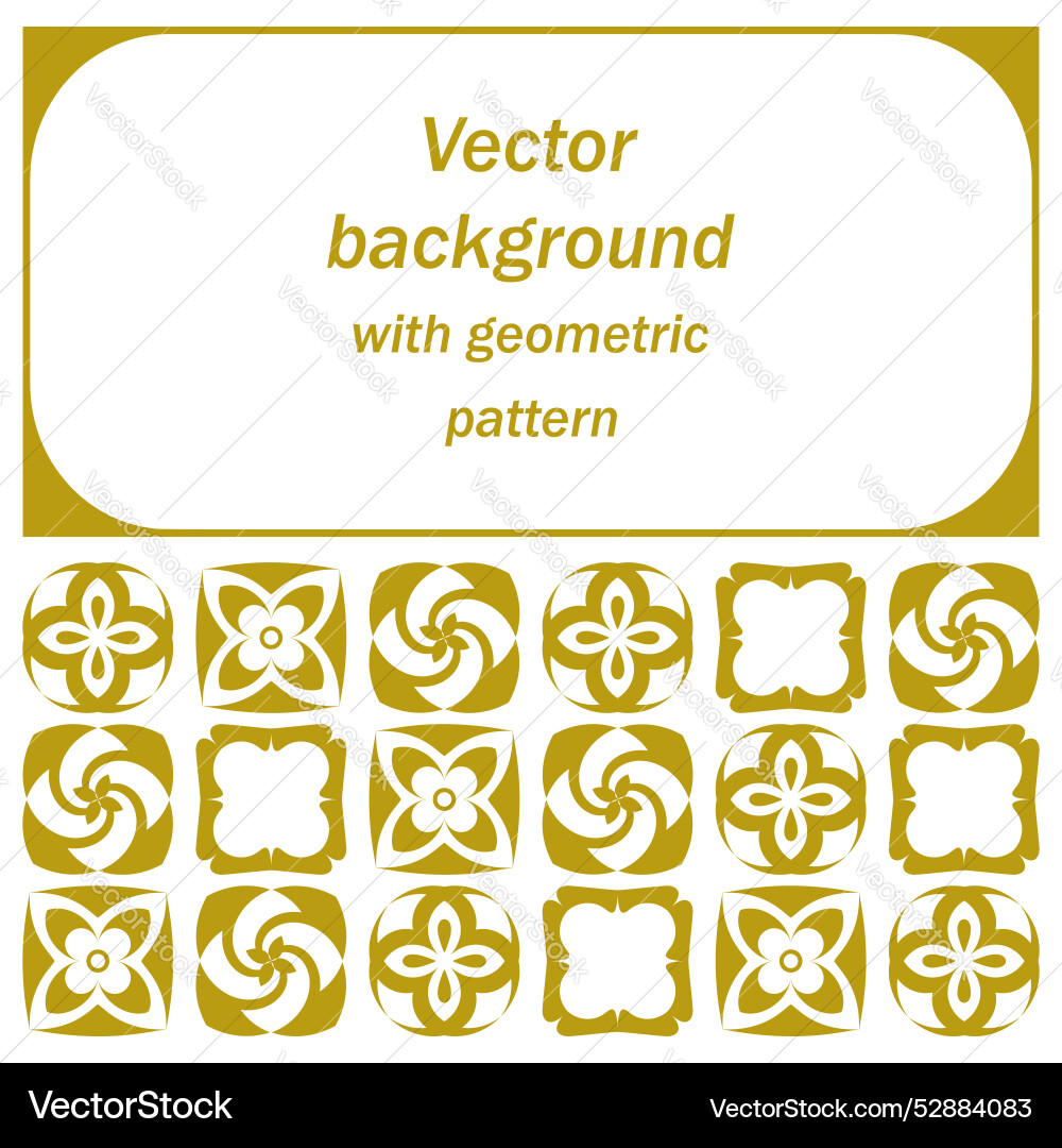 Square background with rectangular space for text Square background with rectangular space for text vector image