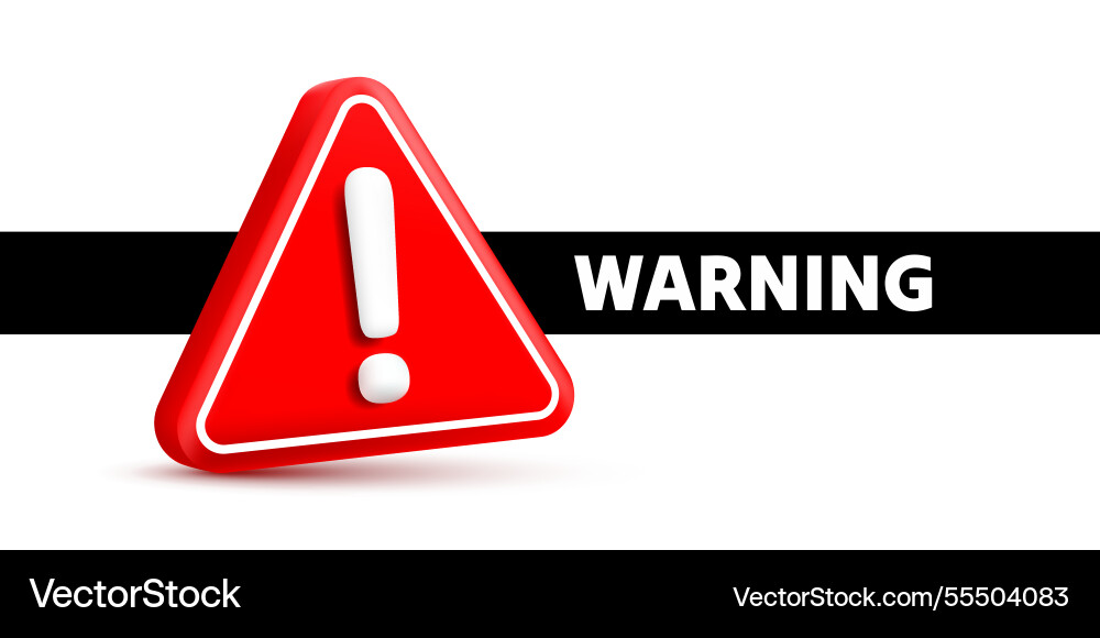Warning caution sign problem message mark danger Warning caution sign problem message mark danger vector image
