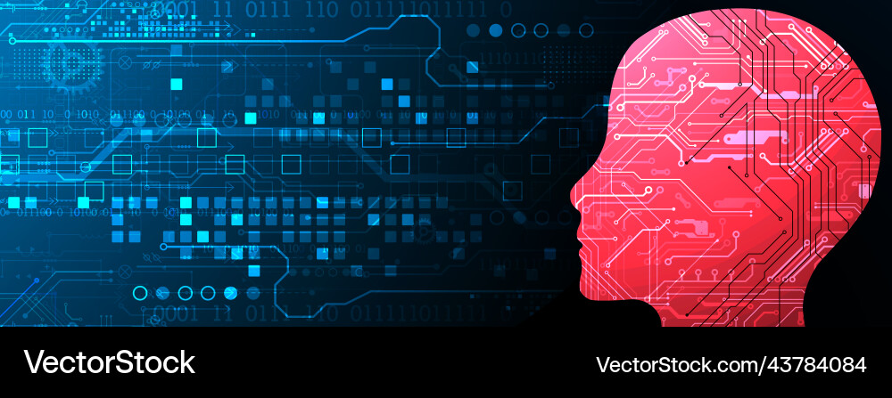 Abstract background on the theme of artificial Abstract background on the theme of artificial vector image