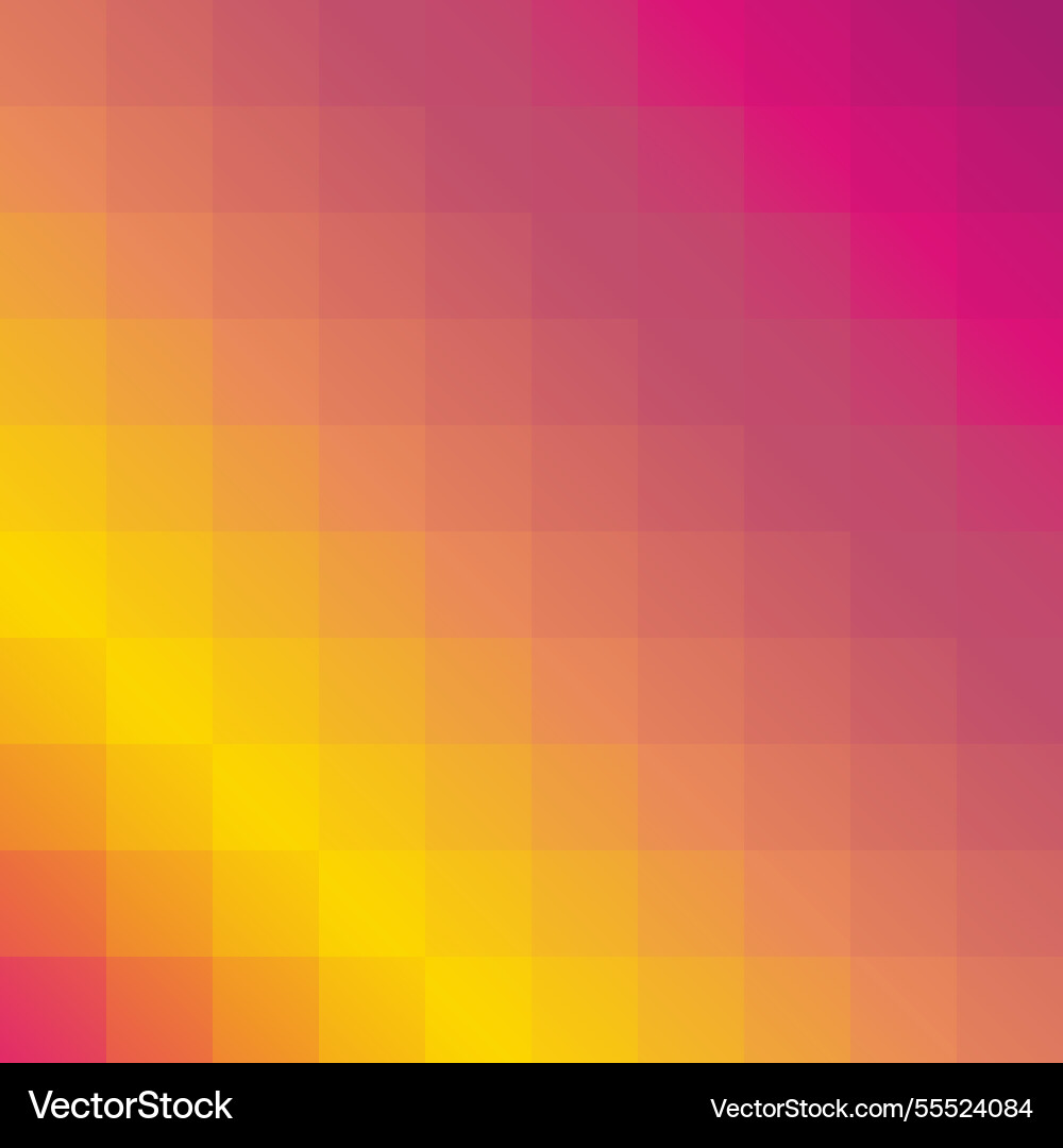 Colorful mosaic gradient pixel pattern an element vector image