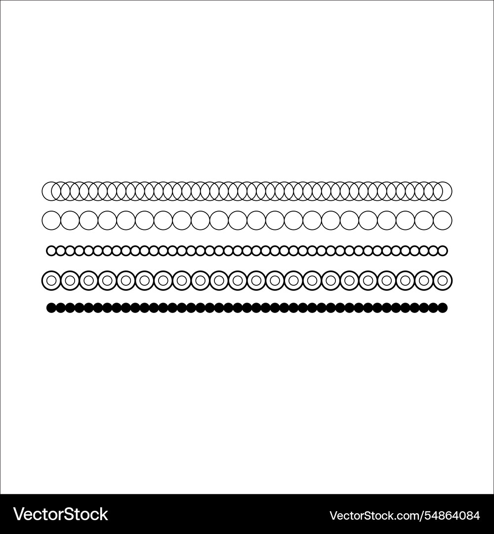 Divider border frame circle shape horizontal line Divider border frame circle shape horizontal line vector image