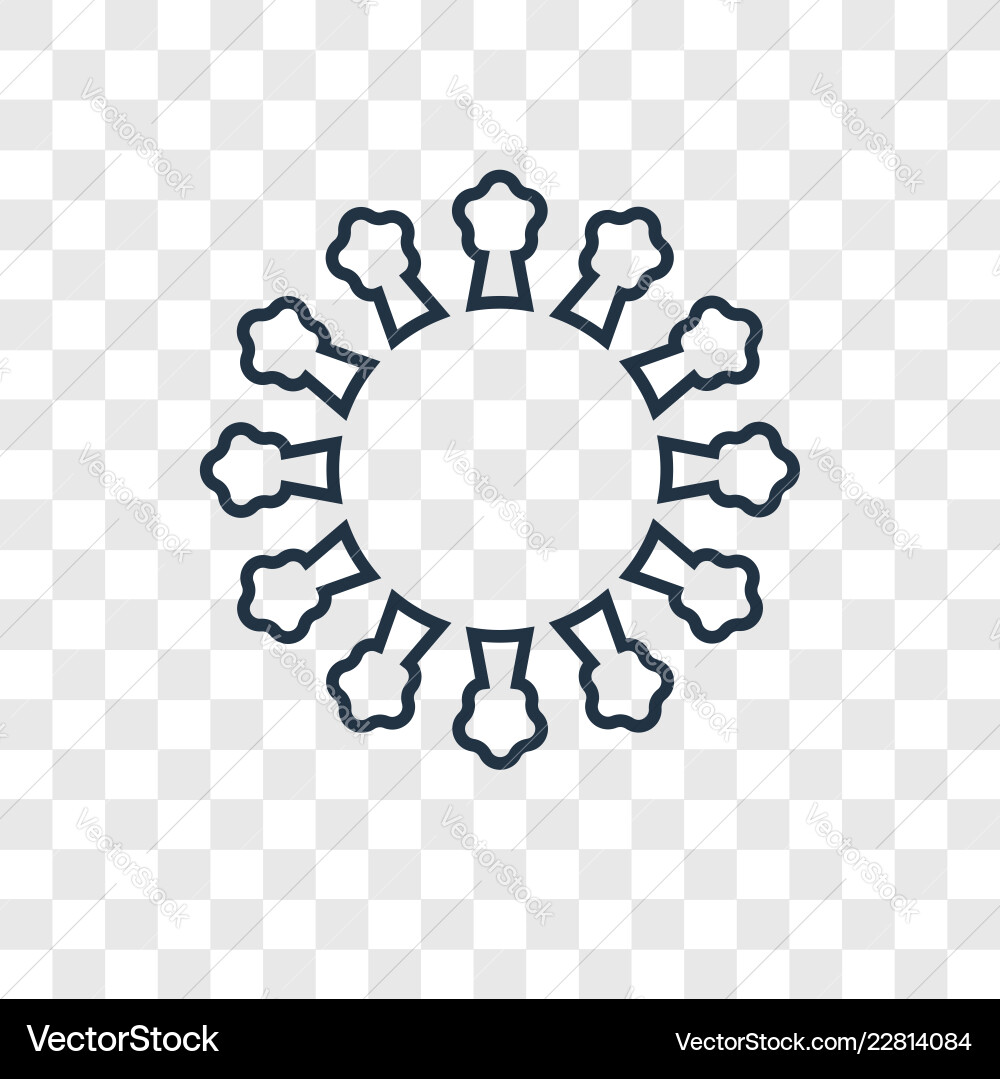 Loading concept linear icon isolated Loading concept linear icon isolated vector image