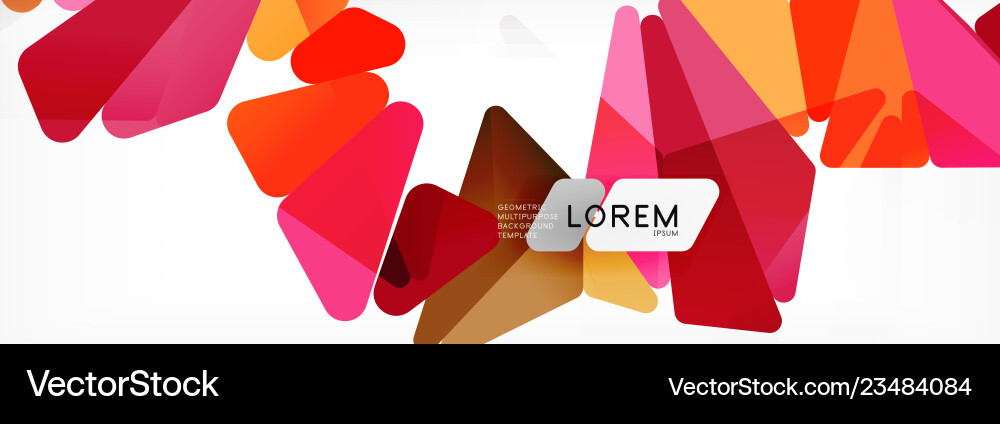 Mosaic triangular low poly style abstract Mosaic triangular low poly style abstract vector image